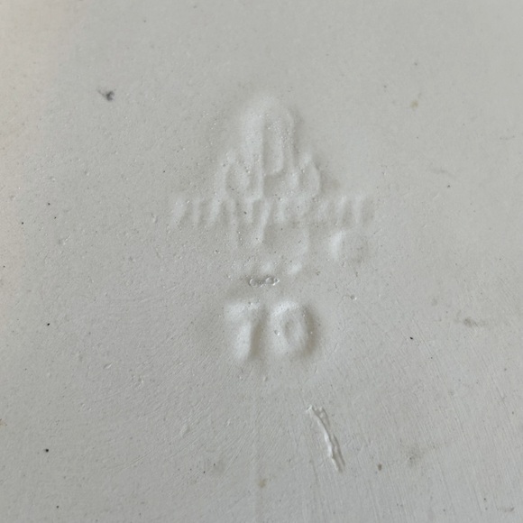 PFALTZGRAFF YORKTOWNE STONEWARE BEAN POT WITH HANDLE & LID #70 GRAY BLUE FLORAL - Picture 8 of 16